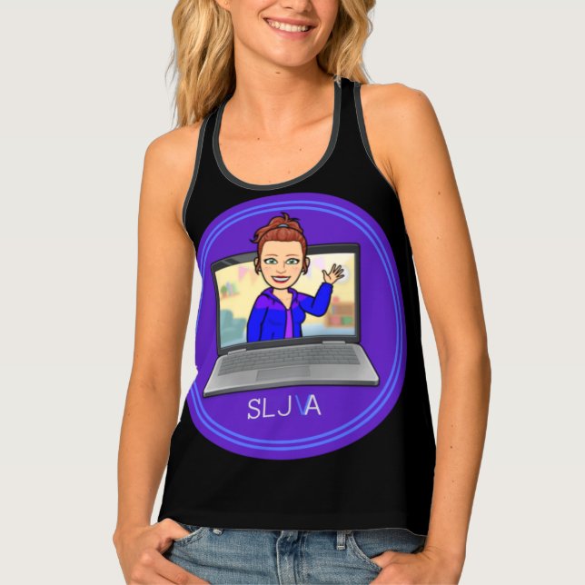 SLJ-VA Cartoon Logo Tank Top (Front)