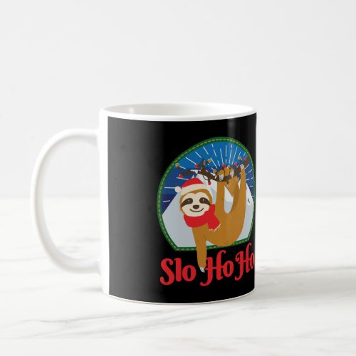 Slo Ho Ho Merry Christmas Sloth Christmas Team Coffee Mug