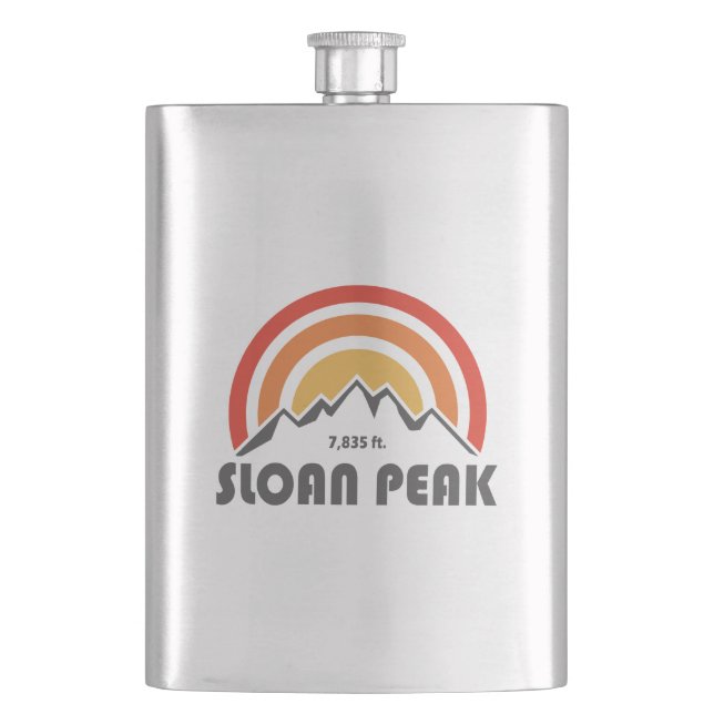 Sloan Peak Washington Flask (Front)