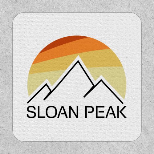 Sloan Peak Washington Retro Patch