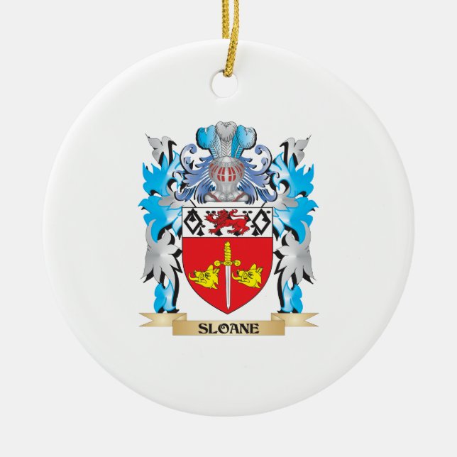 Sloane Coat of Arms - Family Crest Ceramic Ornament (Front)