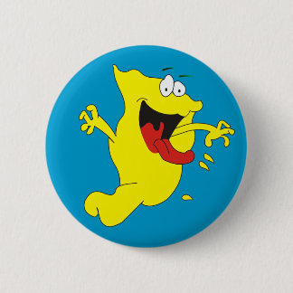 Slobbering Spook Pinback Button