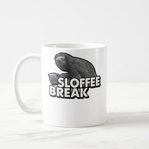 Slofee Break Sloth Coffee For Animal Sloth Lovers Coffee Mug