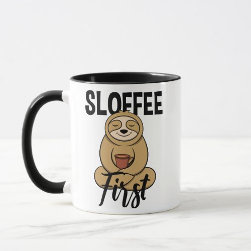 Sloffee _ Beautiful  funny lazy and coffee Mug