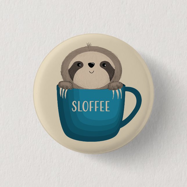 Sloffee! Button (Front)