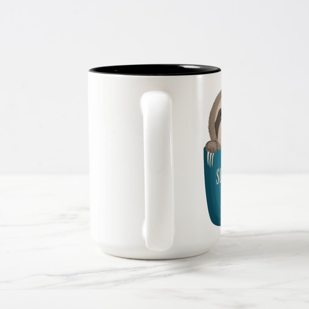 Discover Sloffee! Two-Tone Coffee Mug