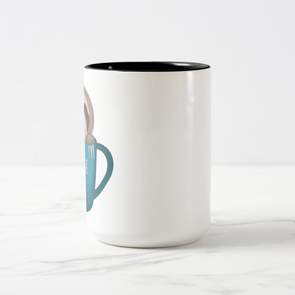 Disover Sloffee! Two-Tone Coffee Mug