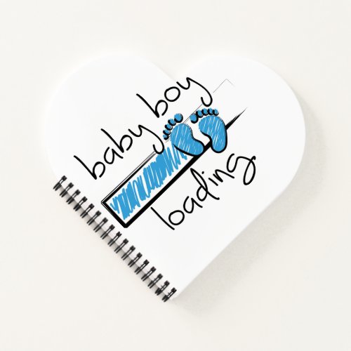 Slogan baby boy is loading baby boy turnout notebook