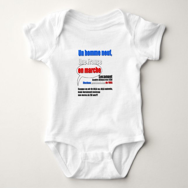 Slogan En Marche - Baby Bodysuit (Front)