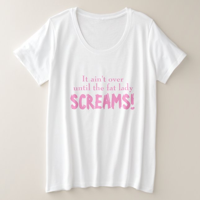 Slogan it ain't over until maternity t-shirt (Design Front)