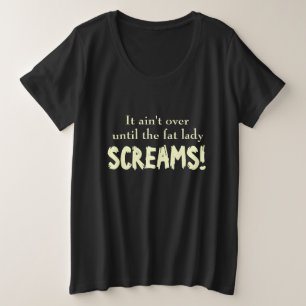 Slogan it ain't over until maternity t-shirt