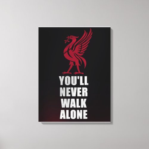 Slogan Liverpool _ YNWA Canvas Print