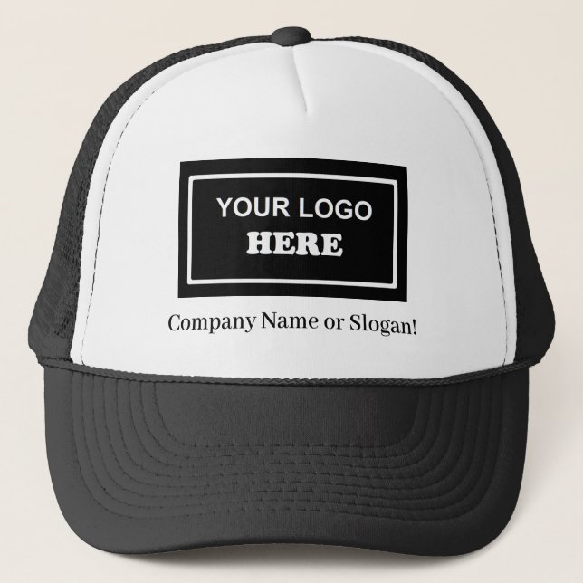 Slogan Logo Business / Company  Trucker Hat (Front)