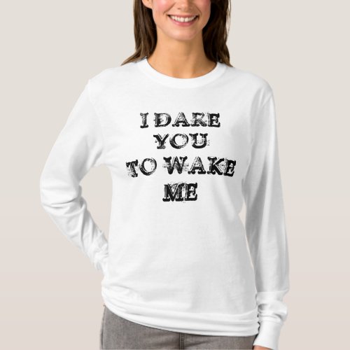 Slogan Pajama T_Shirt
