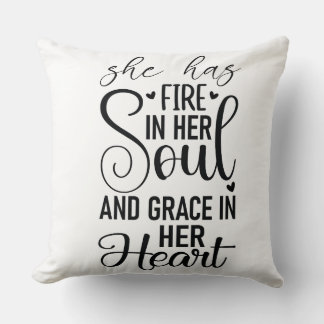 slogan throw pillow