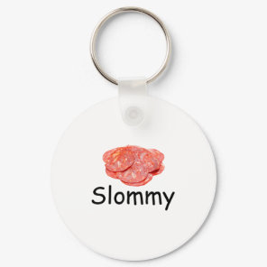 Slommy Salami Meme Gen Z Misspelled Weird Joke Fun Keychain