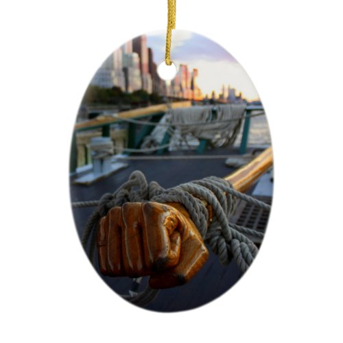 Sloop Clearwater Ceramic Ornament