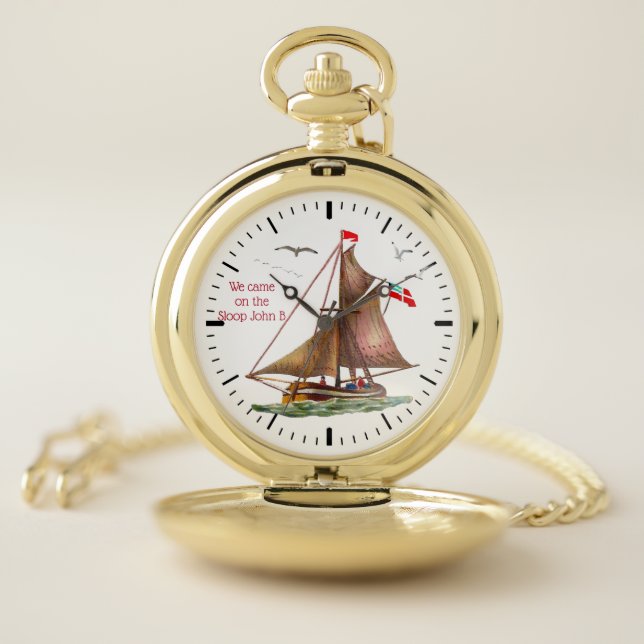 Sloop John B Pocket Watch (Inside)