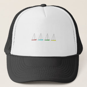 Sloop Sailboats Logo (color) Trucker Hat