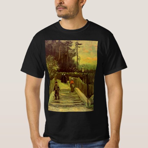 Sloping Path in Montmartre by Vincent van Gogh T_Shirt