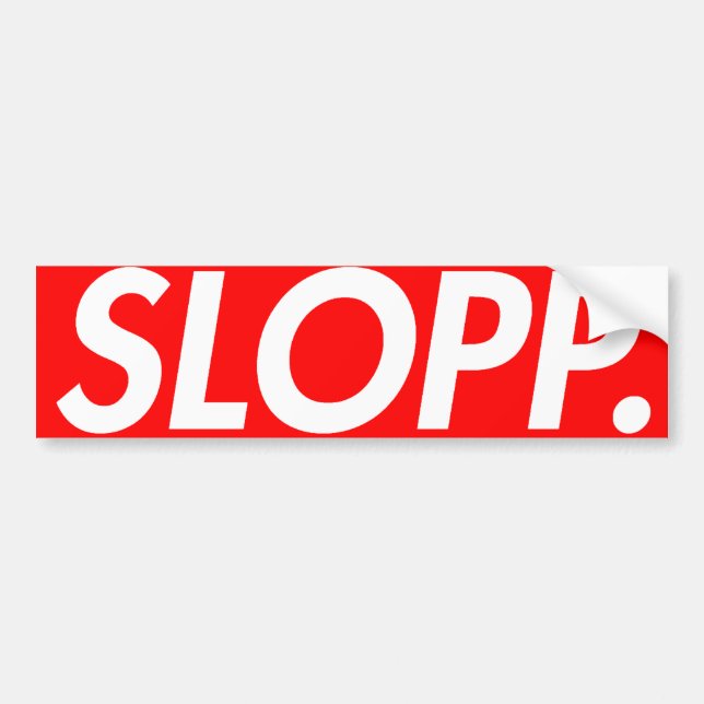SLOPP STICKERS (Front)