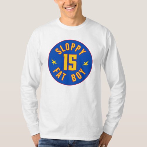 Sloppy Fat Boy _ Nikola Jokic Basketball T_Shirt
