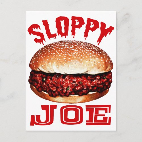 Sloppy Joe Postcard