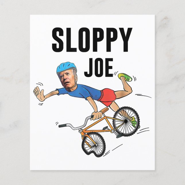 Sloppy Joe Tee Running The Country Is Like Riding  (Front)