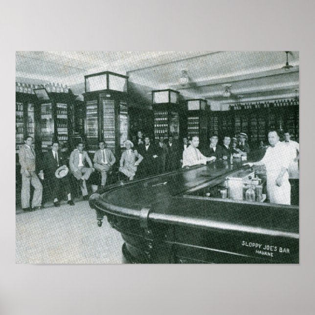 Sloppy Joe's Bar, Havana, Cuba Poster (Front)