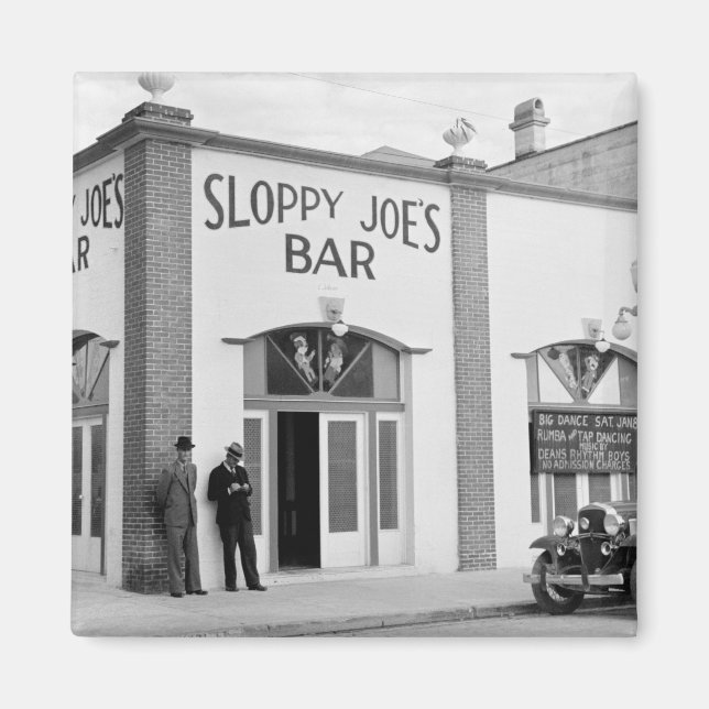 Sloppy Joe's Bar, Key West, 1930s Magnet (Front)