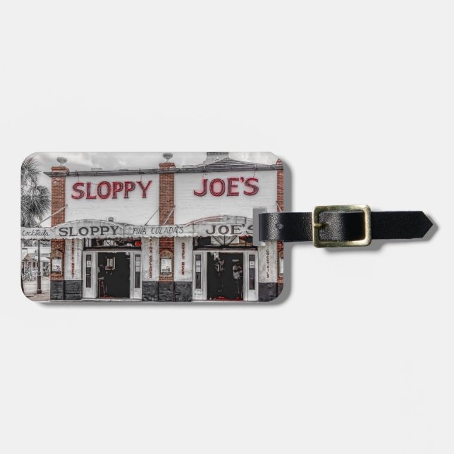 Sloppy Joe's Key West Luggage Tag (Front Horizontal)