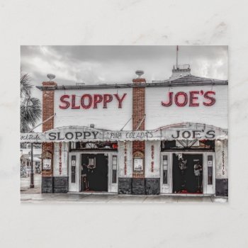 Sloppy Joe's Key West Postcard by Winterwoodphoto at Zazzle
