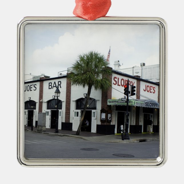 Sloppy Joe's Metal Ornament (Front)