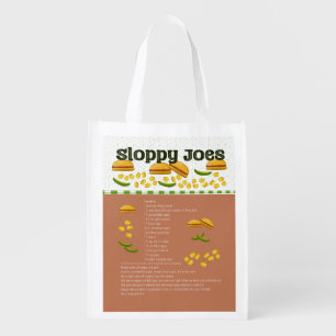 Sloppy Joes Reusable Grocery Bag