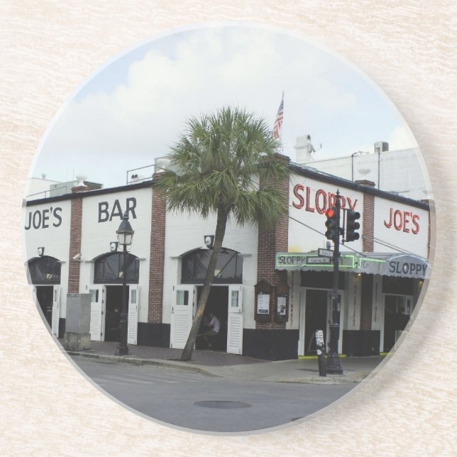 Sloppy Joe's Sandstone Coaster (Front)