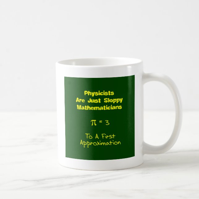 Sloppy Math Coffee Mug (Right)
