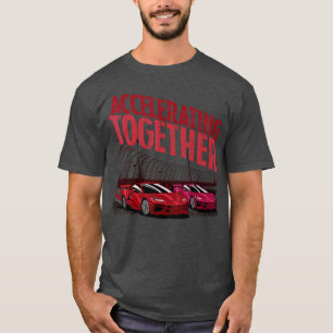 Slot Car Accelerating Together Remote Car Controll T-Shirt