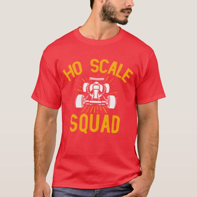 Slot Car Racing Miniature Cars friend friend T-Shirt (Front)