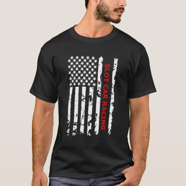 Slot Car Racing T-Shirt (Front)
