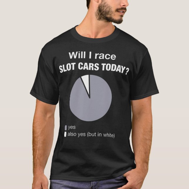 Slot Car Racing Today Pie T-Shirt (Front)