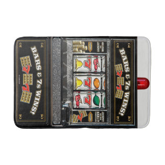 Slot machine bath mat