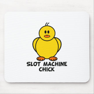 Slot Machine Chick Mouse Pad
