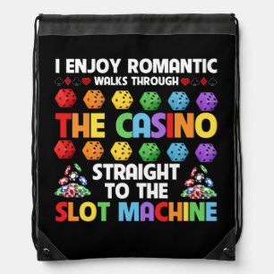 Slot Machine Gambling Casino Gambler Vegas Drawstring Bag