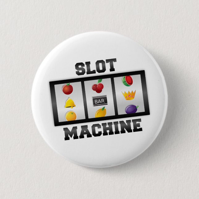 Slot Machine--Good Luck! Button (Front)