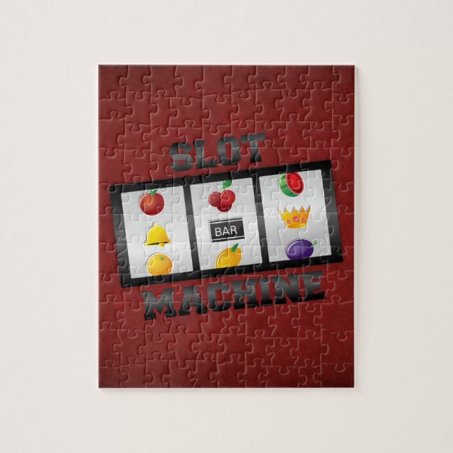 SLOT MACHINE JIGSAW PUZZLE (Vertical)
