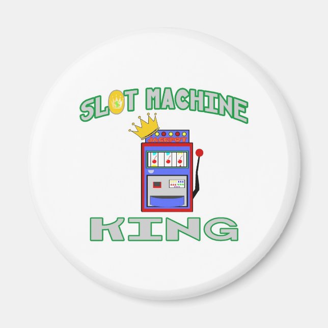 Slot Machine King Magnet (Front)