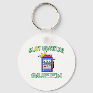 Slot Machine Queen Keychain