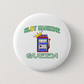 Slot Machine Queen Pinback Button