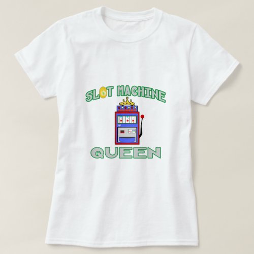 Slot Machine Queen Tiara T_Shirt