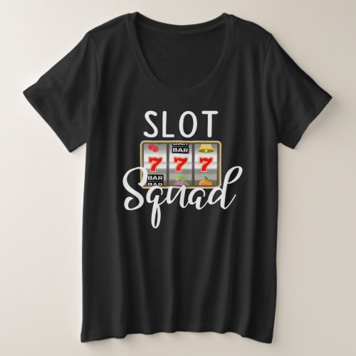 Slot Machine Squad Las Vegas Casino Games  T_Shirt